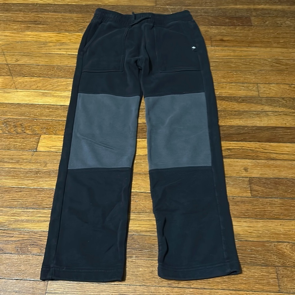 Abercrombie Kids Black and Gray Color-block Sweatpants, Sz 11/12